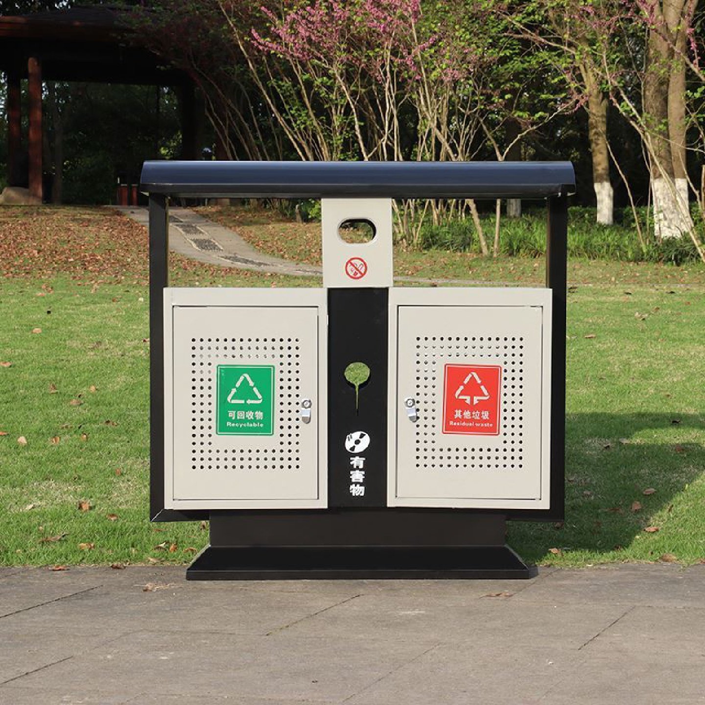 户外垃圾桶不锈钢小区物业街道分类果皮箱公园景区仿古大号垃圾箱,五金/工具,瓷砖平铺机,淘宝优惠券,粉丝福利购,淘宝优惠卷