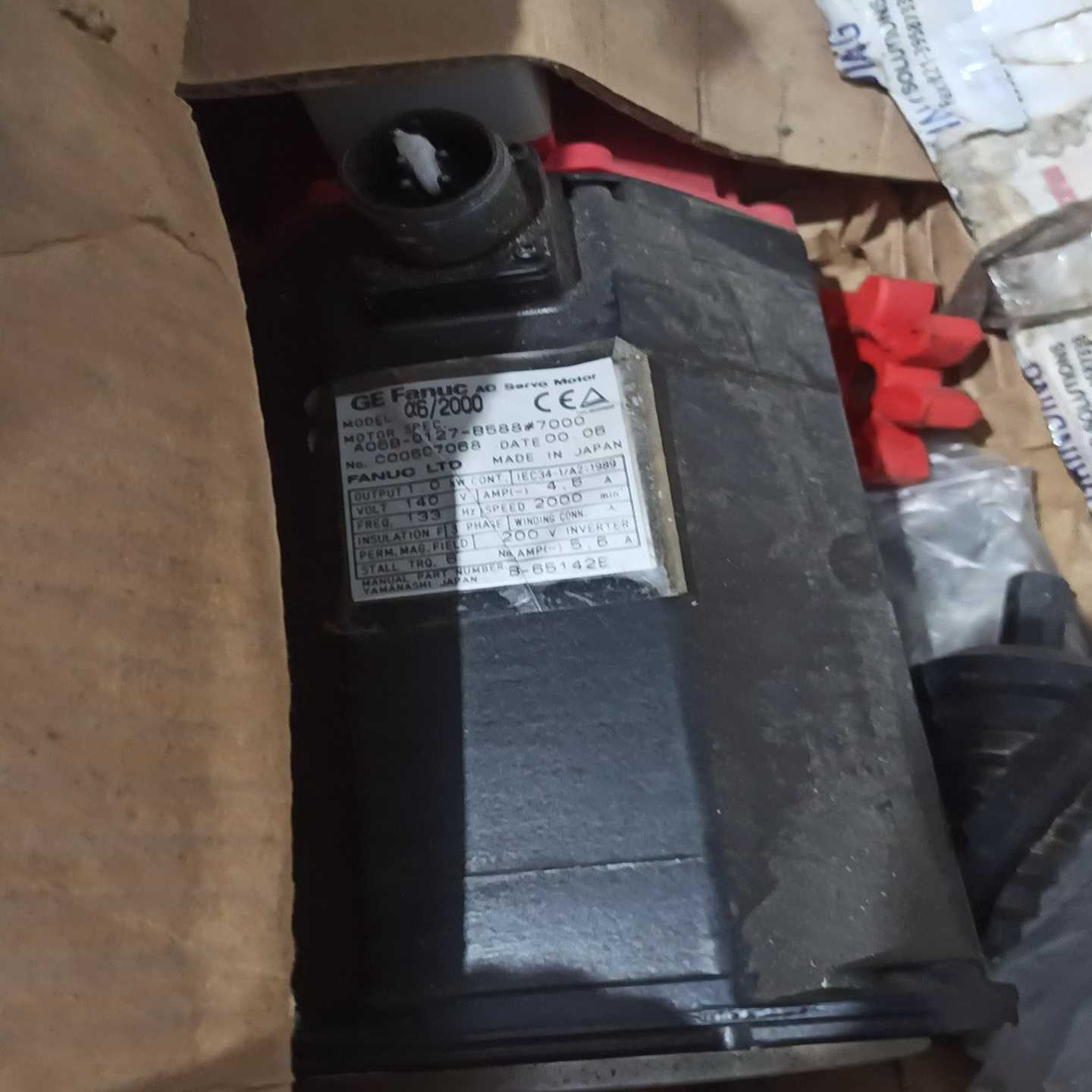 发那科电机A06B-0127-B588#7000