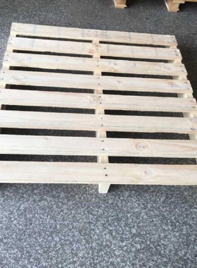 叉车托盘实木质木架底托卡板长方形2吨货物垫板仓库小号防潮料式