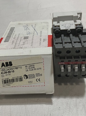 ABB  AL263010  CONTACTOR  40A 28A 600V 24VDC COIL  U3S