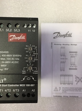【议价】DANFOSS175G4005软启动器原厂全新件实拍