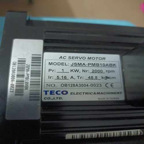 东元TECO伺服电机JSMA-PMB10ABK，1KW功率，--议价商品