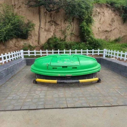 景观式四分类地埋垃圾桶厂家智能分类设施供应商地埋式分类站