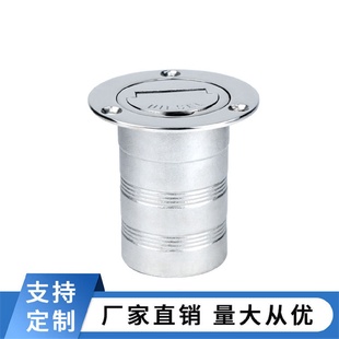 船用翻盖油箱体38直燃料口柴油口废水口进水口316不锈钢油箱体