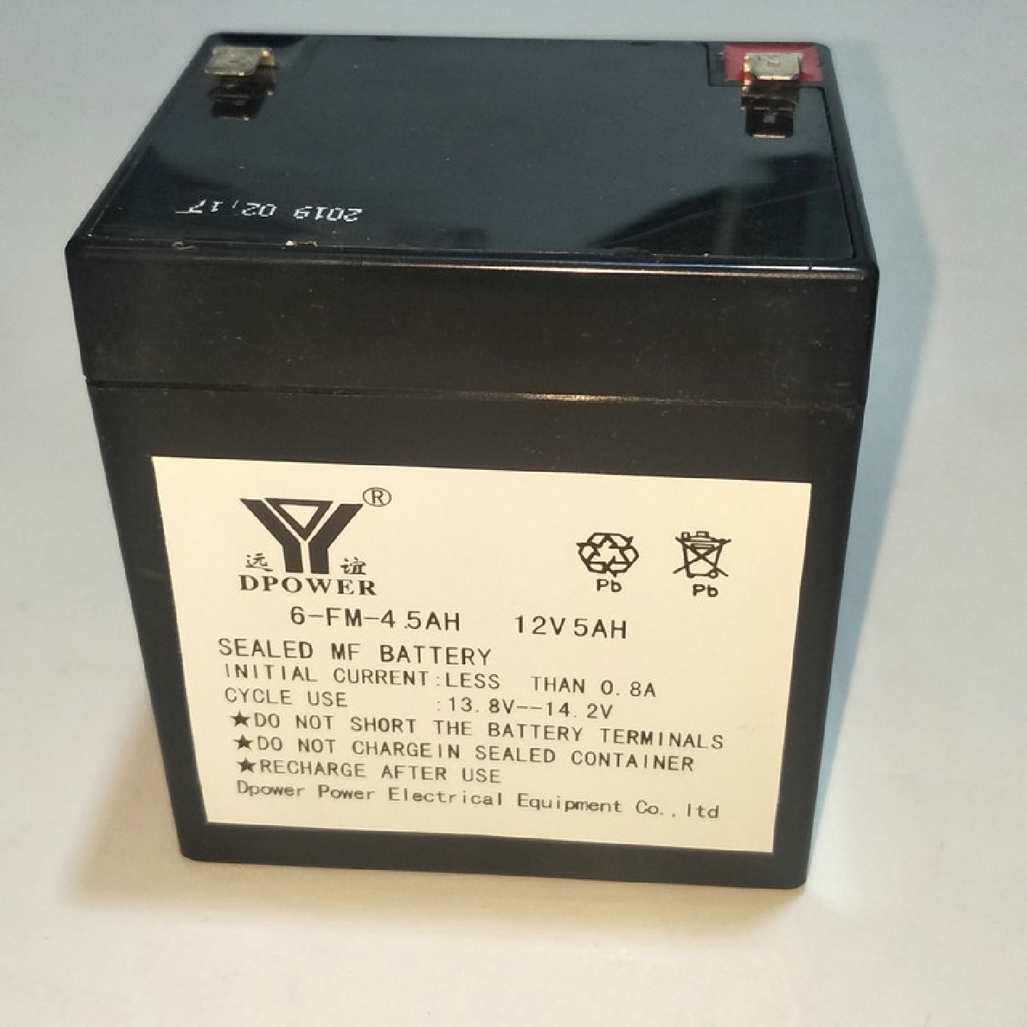 6-4.5 125 4.5铅酸蓄电池 门禁卷闸门对讲玩具渔具