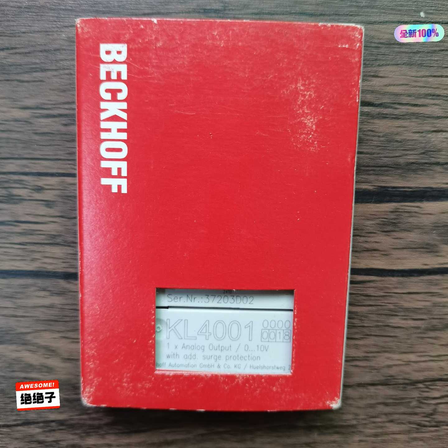 全新原装正品倍福KL4001模块，实物拍摄，数量6个--议价商品