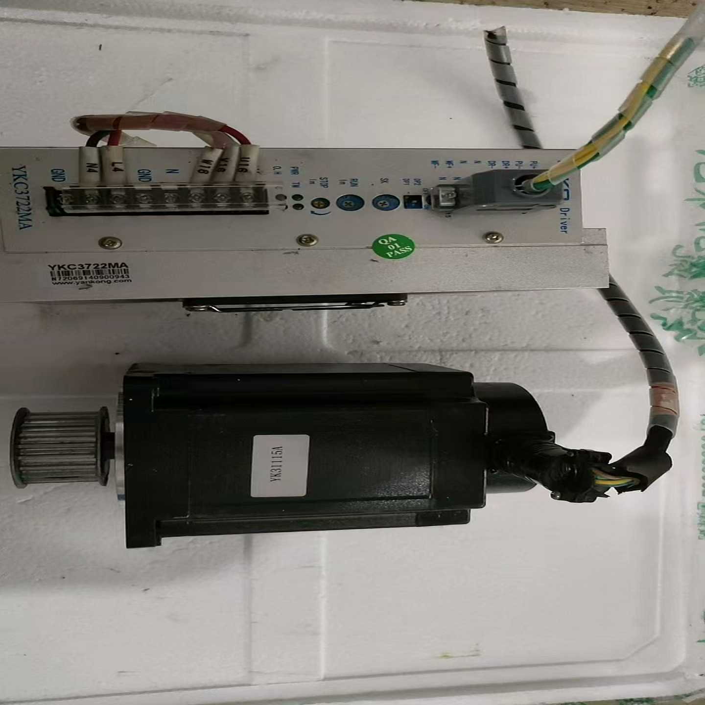 研控步进驱动器电机，驱动器型号 YKC3722MA，电机型号--议价