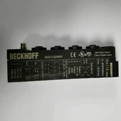 倍福BECKHOFF模块IE4112-0000，一手，功【侨报商行】