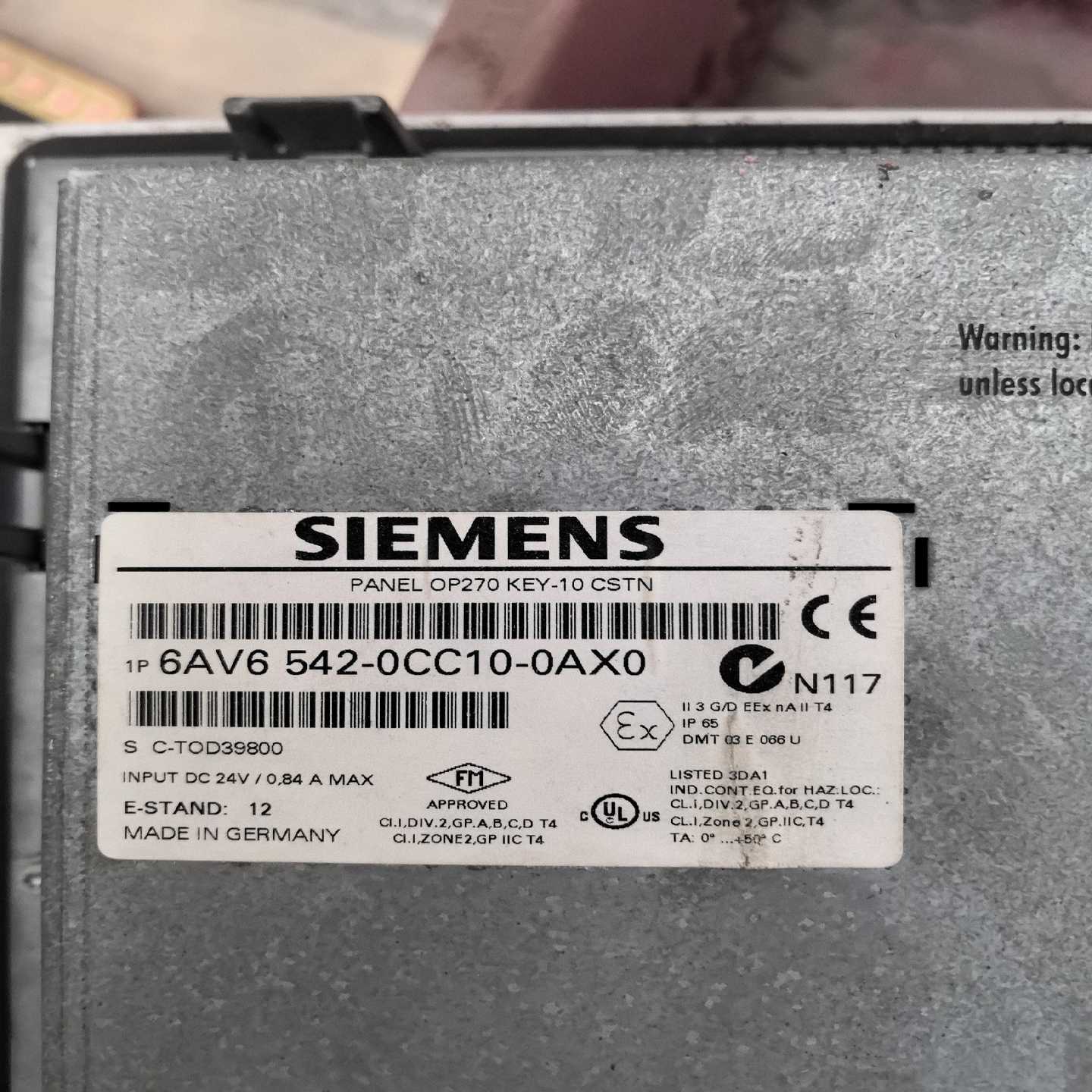 6AV6542-0CC10-0AX0，成色可以，功能询价