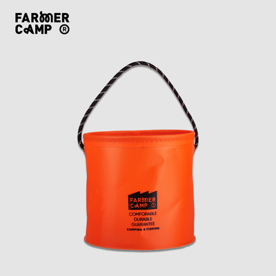 Farmer Camp可折叠打水桶 户外钓鱼鱼箱多功能水桶装鱼野钓活