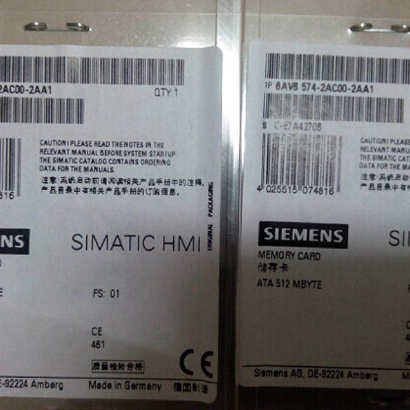 议价-原装正品西门子CF存储卡512MB6AV65742AC002AA16AV6574