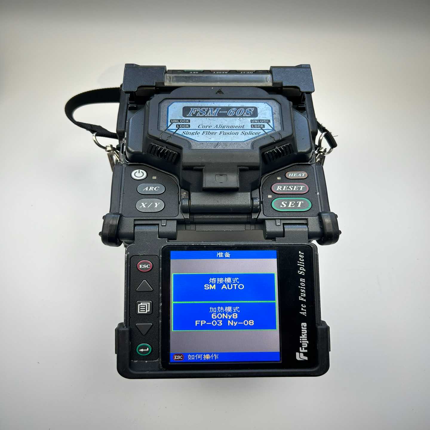 出售藤仓FSM-60S光纤熔接机，成色如图，原版原漆原汁原味--议价
