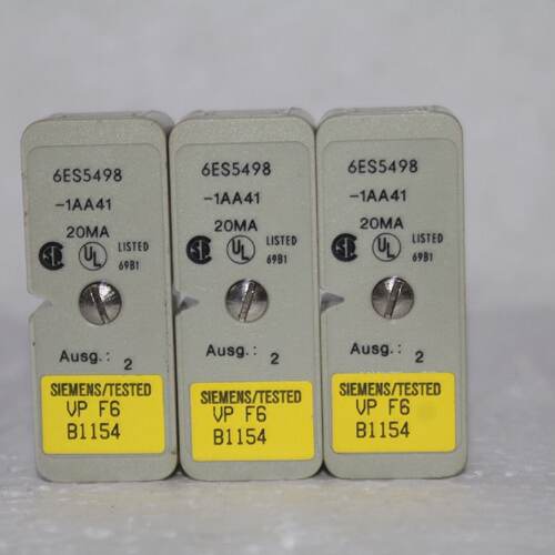 Lot of 3 Siemens Measuring Field Modules 6ES54981AA41 SIMATI
