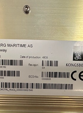 【议价】KONGSBERGC2模块型号8100182挪威霍尔滕