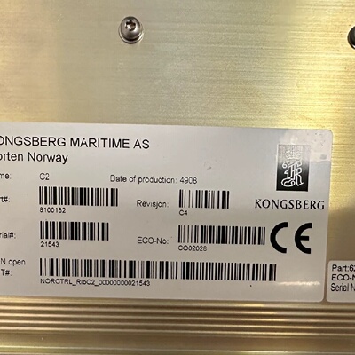 询价-KONGSBERGC2模块型号8100182挪威霍尔滕