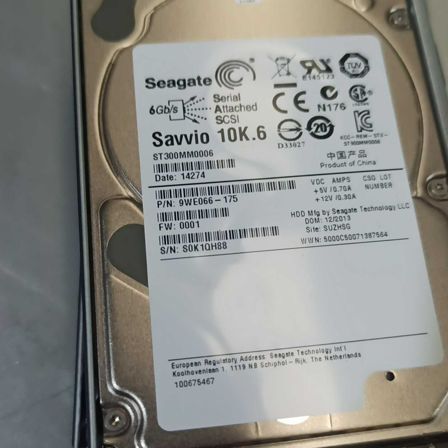 原装拆机思科现货 A03-D300GA2 300G 10K--议价商品