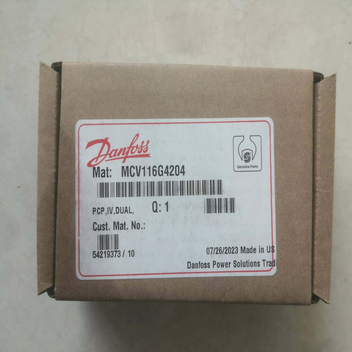 丹佛斯MCV116G4204原装正品全新2个{议价}