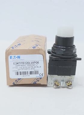 EatonE34TPB120LWP06Prestest白色液晶显示器指示灯612vacDC