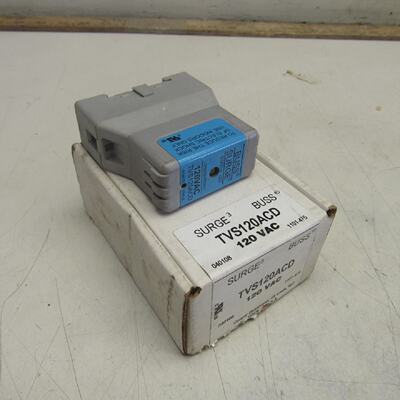 COOPER BUSSMANN SURGE SUPPRESSOR TVS120ACD 120VAC NEW IN THE