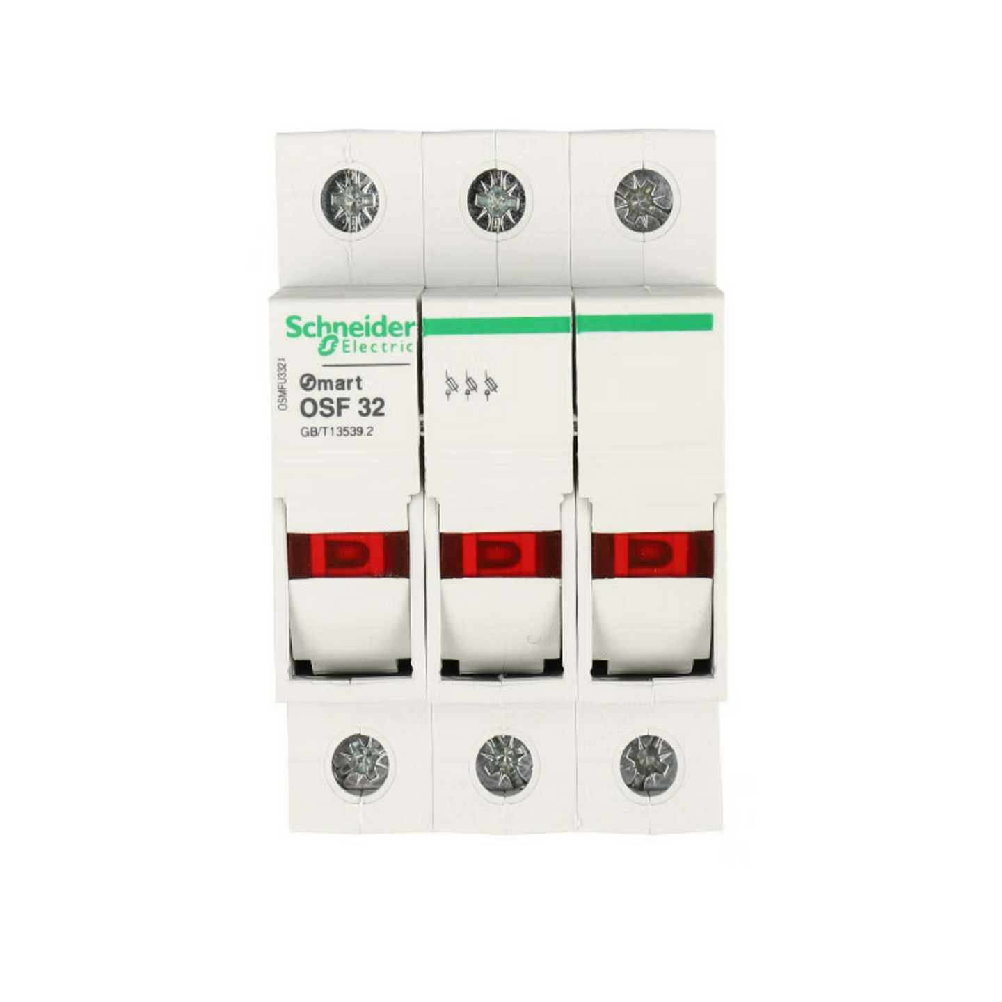 正品施耐德熔断器座OSMFU332X