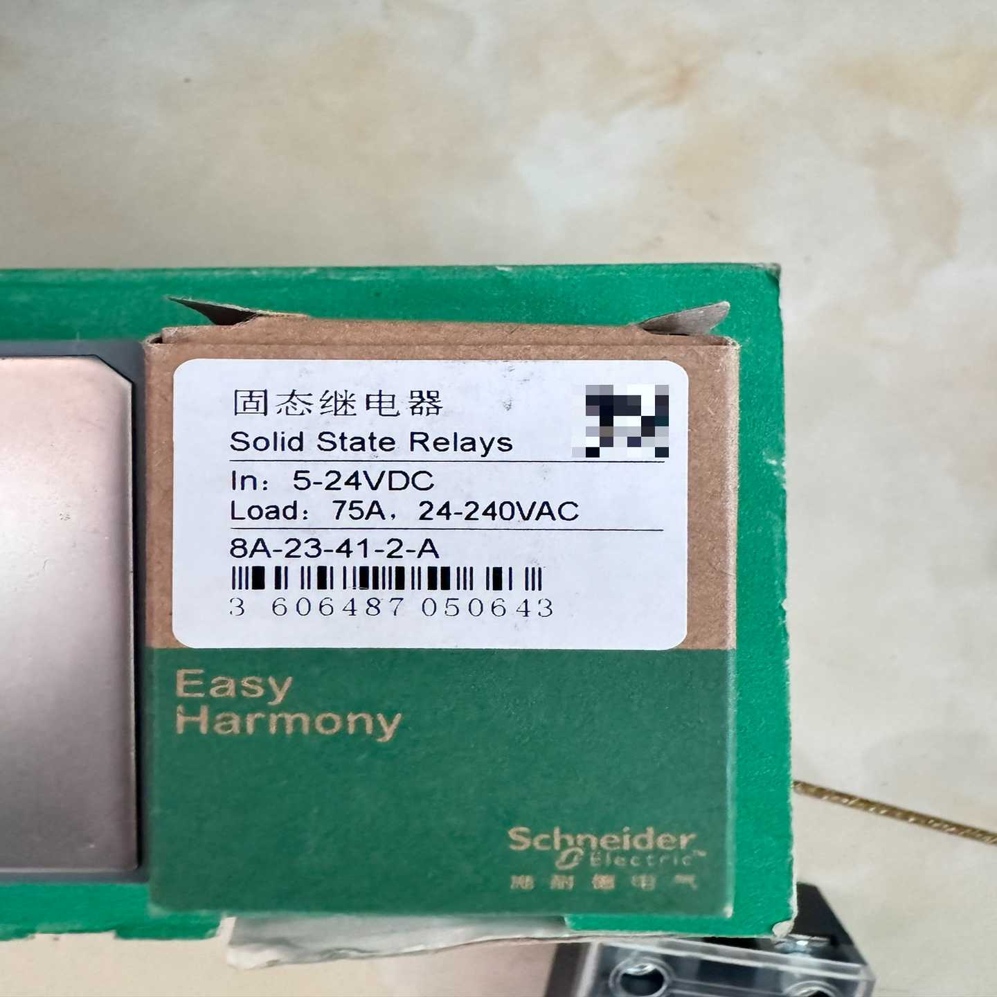 全新原装施耐德SSP1A175BDE固态继电器，实物拍摄--议价商品