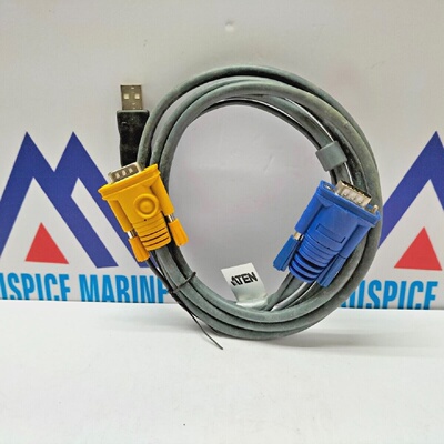 Aten2L5202UPUSBKVMCable1.8米带3合1SPHD转VGAUSB