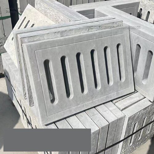 钢纤维混凝土方圆形雨污水篦子电力电缆下水道排水沟盖板水泥井盖