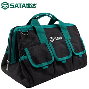 世达95183工具包手提加厚单肩防泼水维修收纳包储物袋电工工具袋