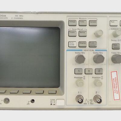 HP HewlettPackard 54600A 2Channel Oscilloscope with 54652A I