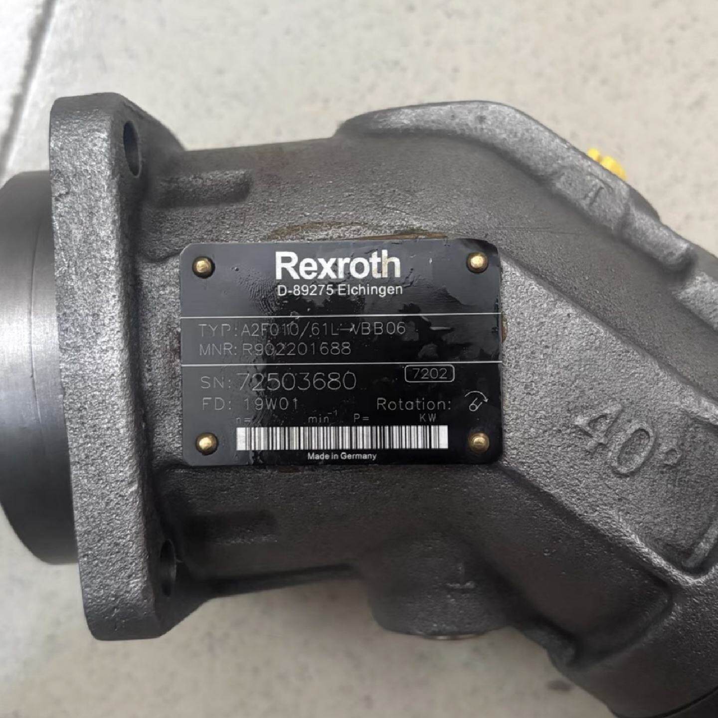 议价Rexroth轴向柱塞定量泵A2FO10/61L-VBB06（R902201688)全新现