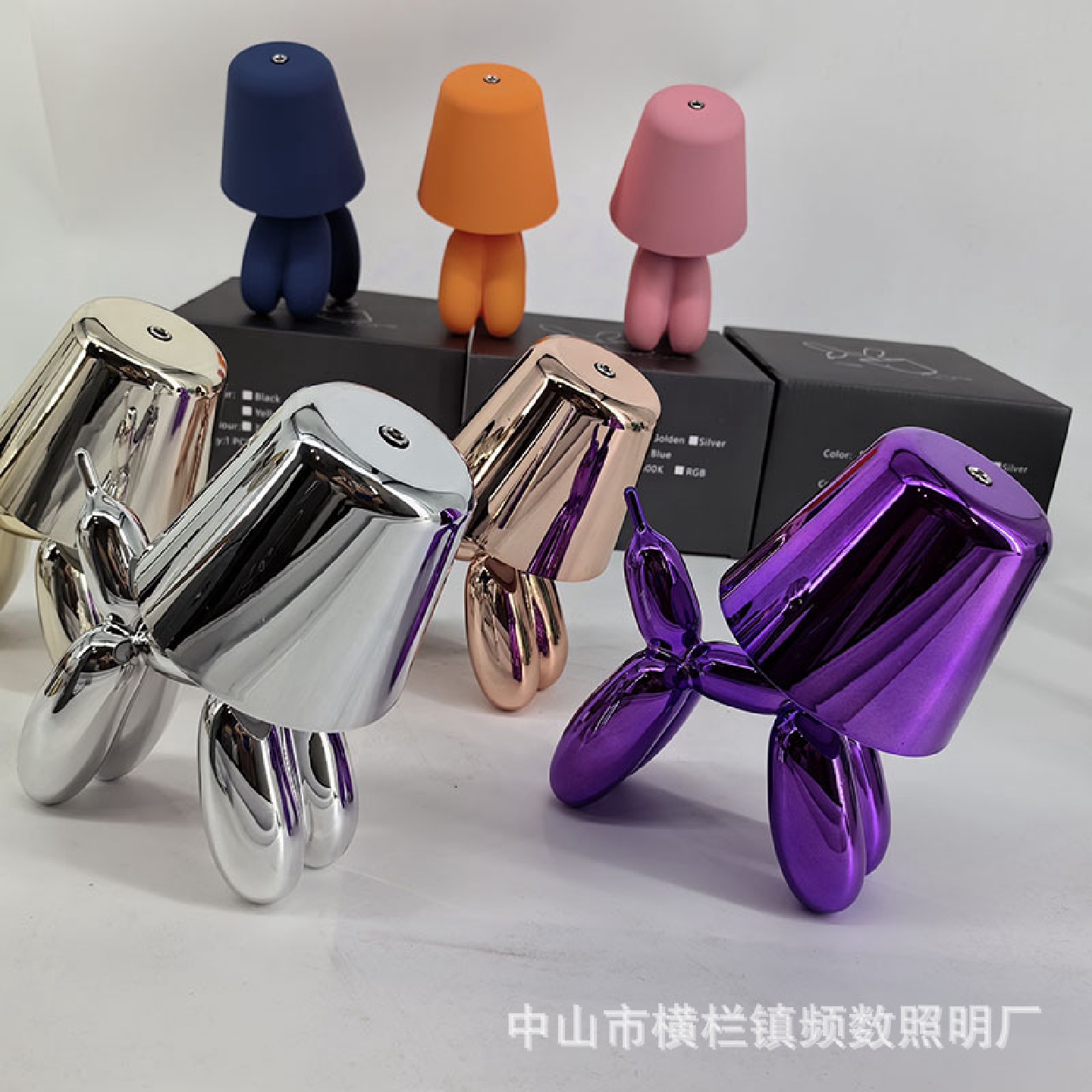 旺财系列氛围狗装饰氛围灯床头灯酒柜摆件吧台摆件网红台灯个性台