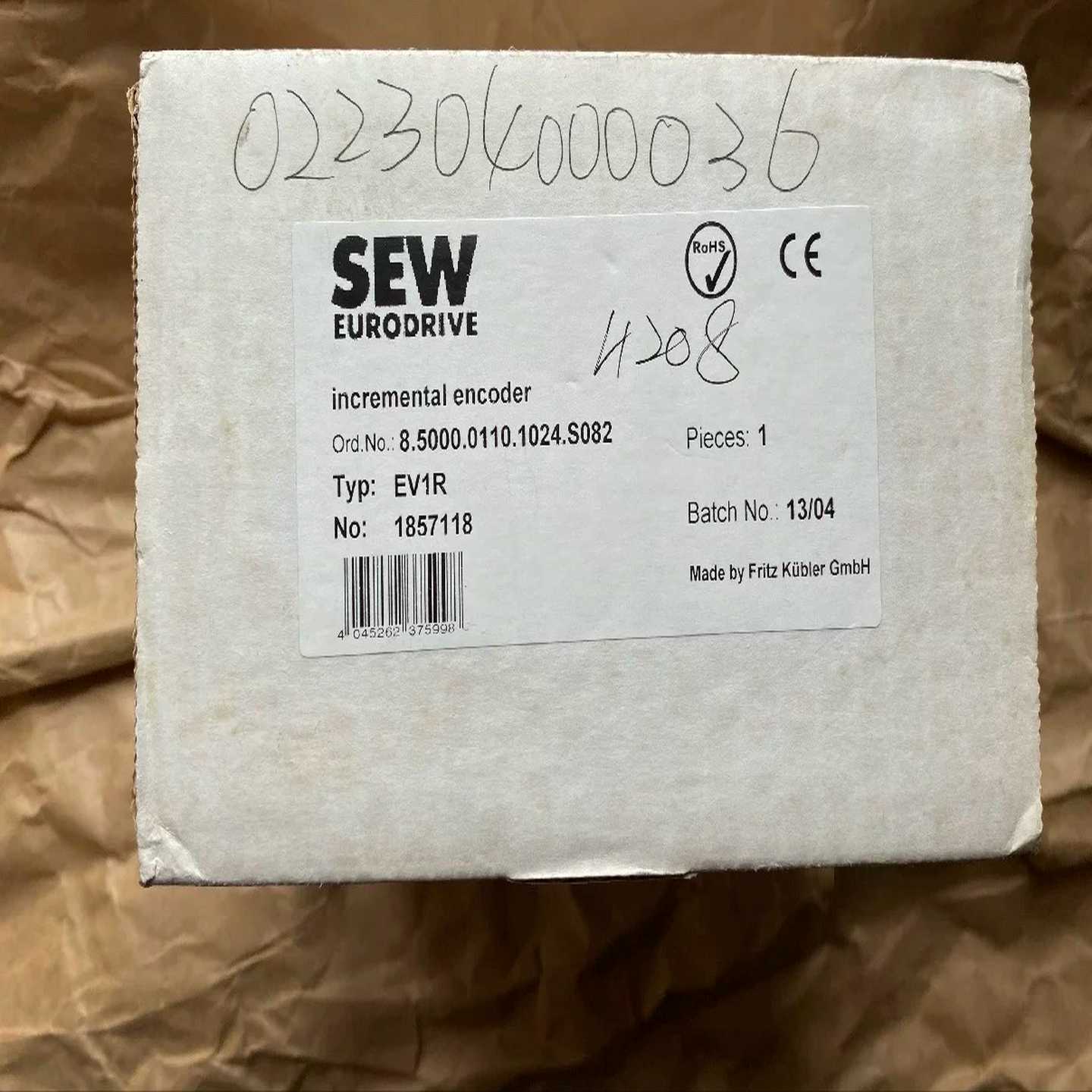 询价-SEW编码器EV1R、8.5000.0110.1024.S