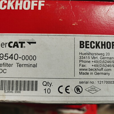 EL9540倍福模块全新带包装EL95400000-议价