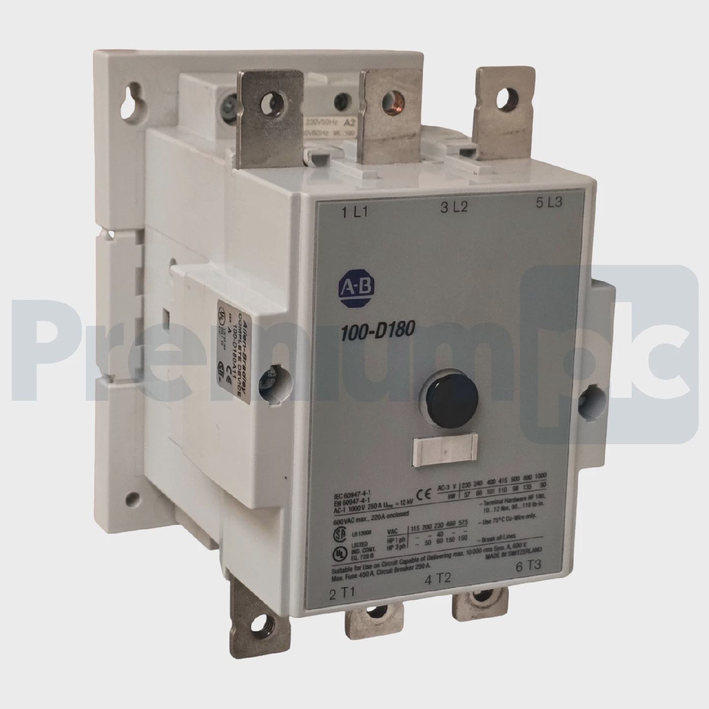 AllenBradley100D180A11A180AIEC接触器3P220240VAC线圈100D180NU - 实物图