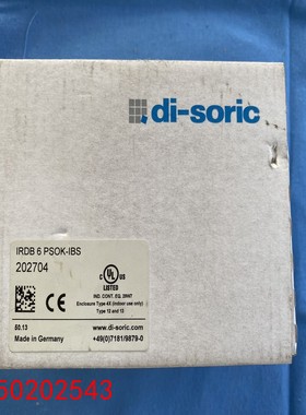 【请询价】全新德国di-soric IRDB 6 PSOK-IBS线缆