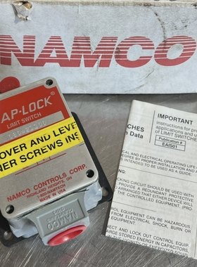 NAMCOEA080-21100SNAP-LOCK限量开关NOS剩余
