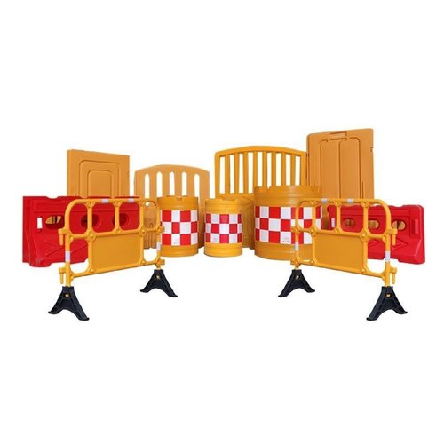 移动水马围挡塑料铁马护栏市政工程施工吹塑围栏交通路障隔离栏杆