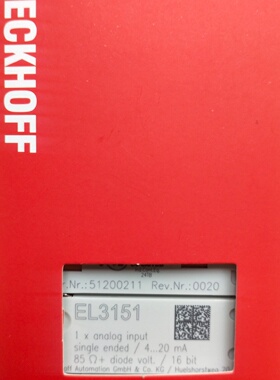 EL3151倍福模块全新稀缺模块全新正品行货没拆封一个-议价