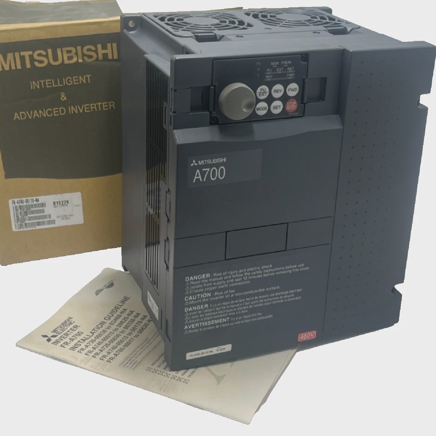 三菱FRA74000170NAVFD变频器30HP22kW480V交流电驱动器FRA700系列