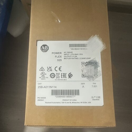 询-AB变频器25BA011N114输入电压1