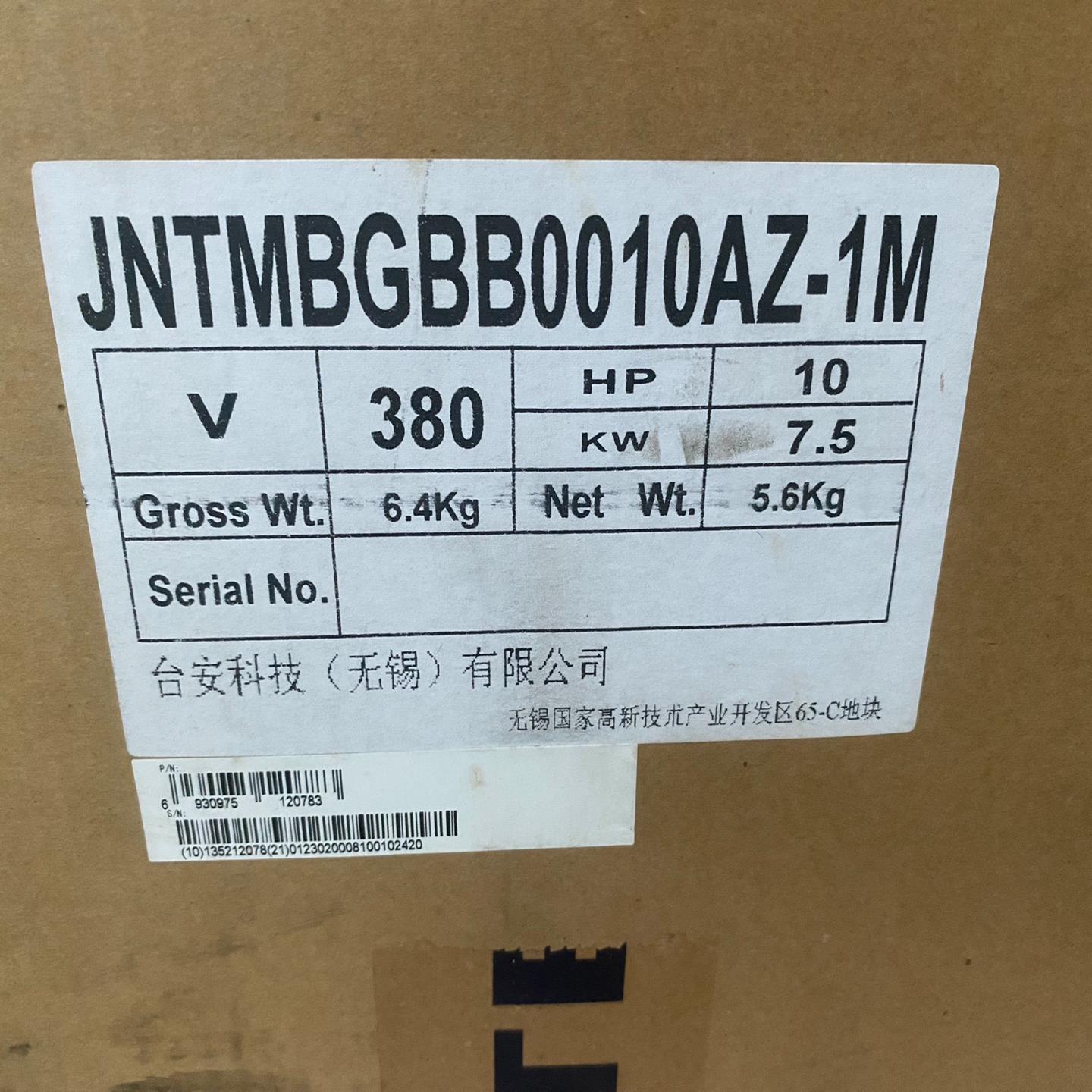 【请询价】东元变频器JNTMBGBB0010AZ-1M 全新现货 议价