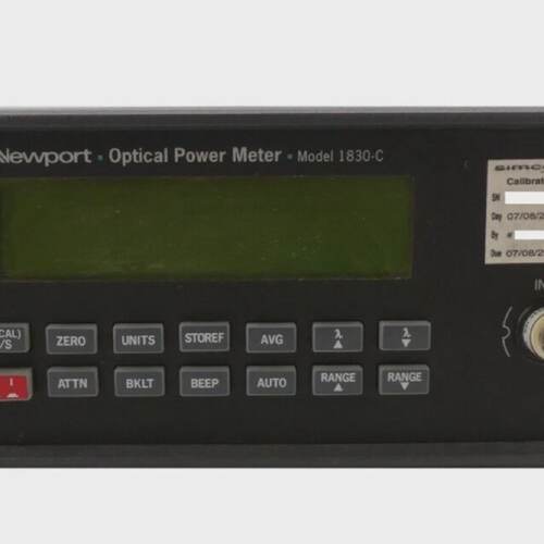 Newport 1830C Dual Channel Optical Power Meter Module Workin