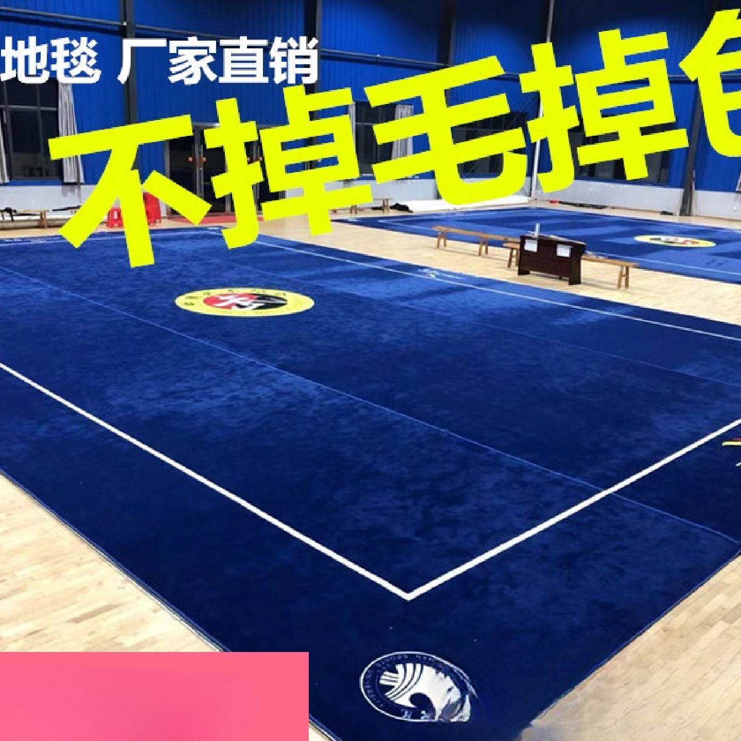 现货武术比赛训练地毯健身房舞厅KTV酒店会所防滑隔音瑜伽垫