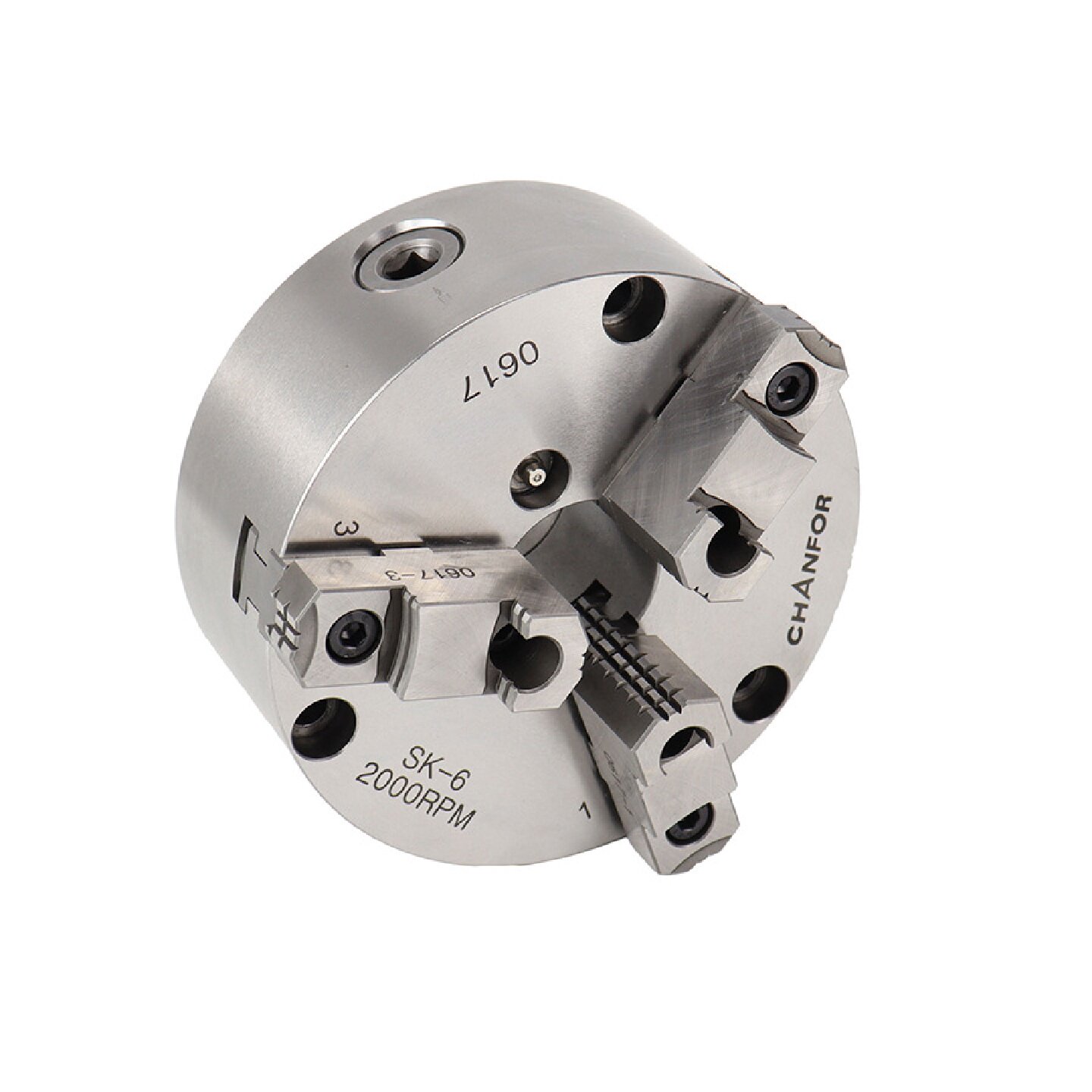 千鸿精密卡盘SK-040506070809三爪夹头车床卡盘四轴卡盘