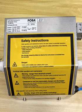 FOBA激光配件DP50一台，件功能，成色漂~询价