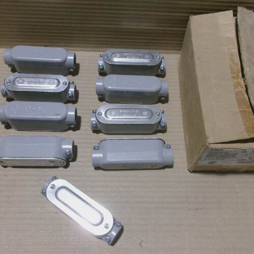 New Box of 9 Steel Electric C2CA 34 Type C Combination Condu