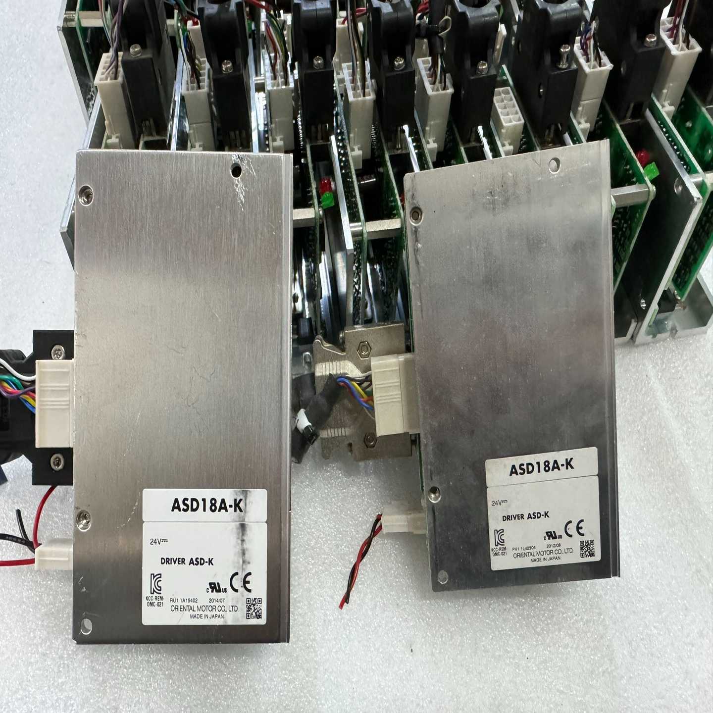 议价拆机步进ASM46AK，驱动器ASD18A-K，输入DC24