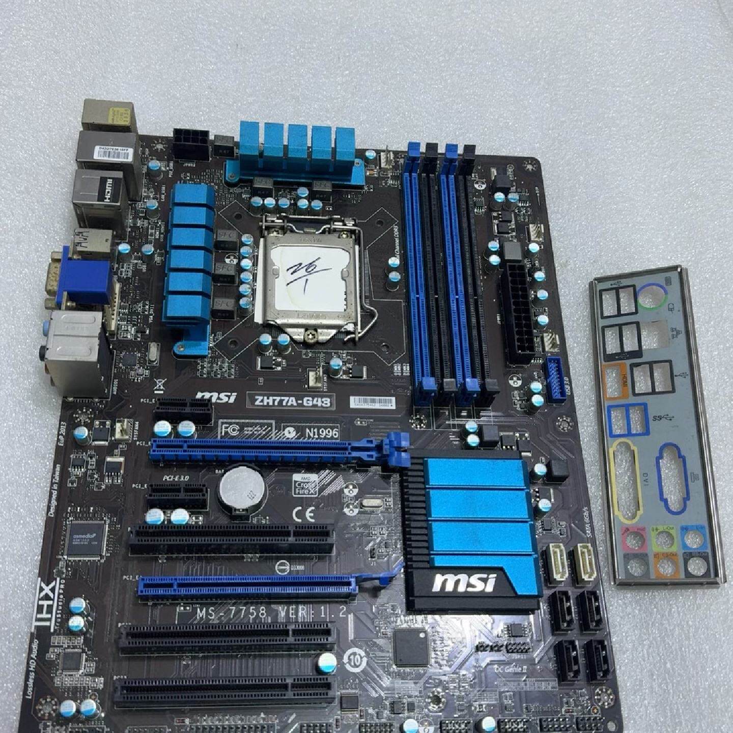 微星ZH77A-G43主板，支持1155针脚二代三代CPU，--议价商品