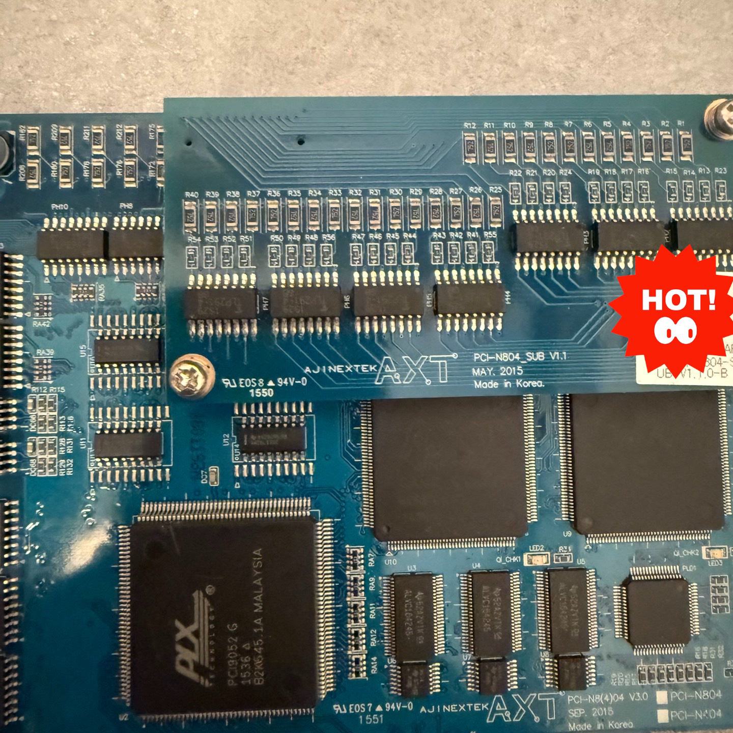 韩国国亚进 采集卡PCI-N804 V3.0实物拍摄--议价商品
