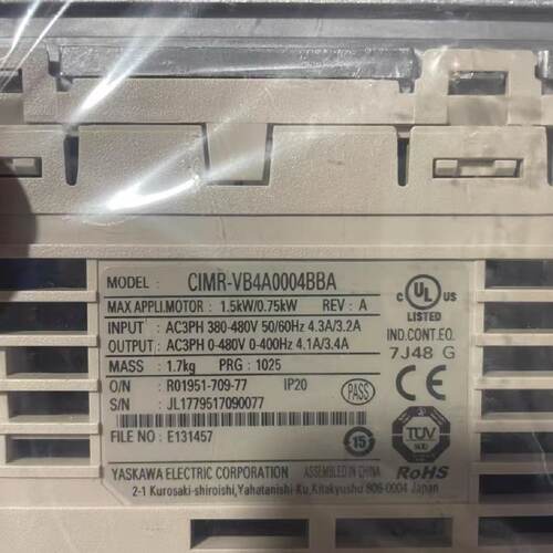 CIMRVCBA0003BAACIMRVCBA0003BBA安川变频器现货包邮议价